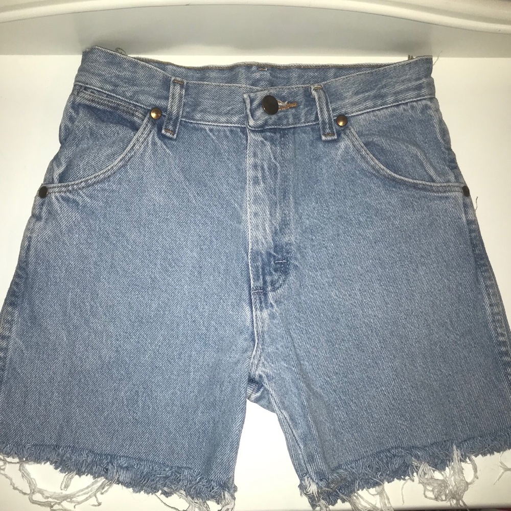 Vintage Wrangler Jean Biker Shorts!